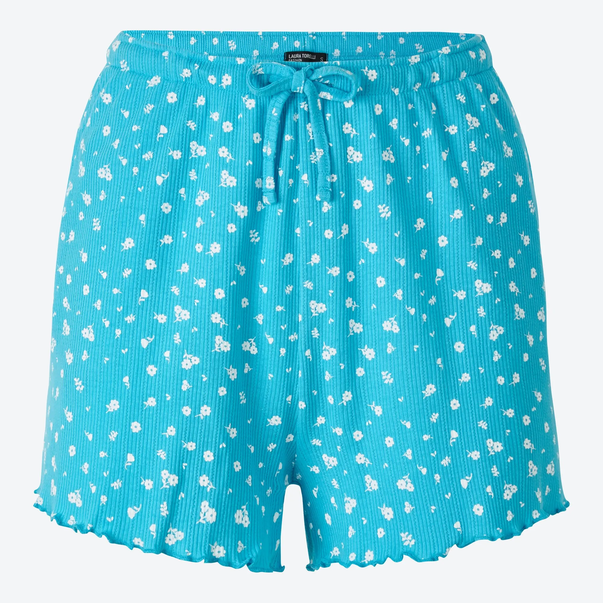 Damen-Shorts mit Blümchen-Muster