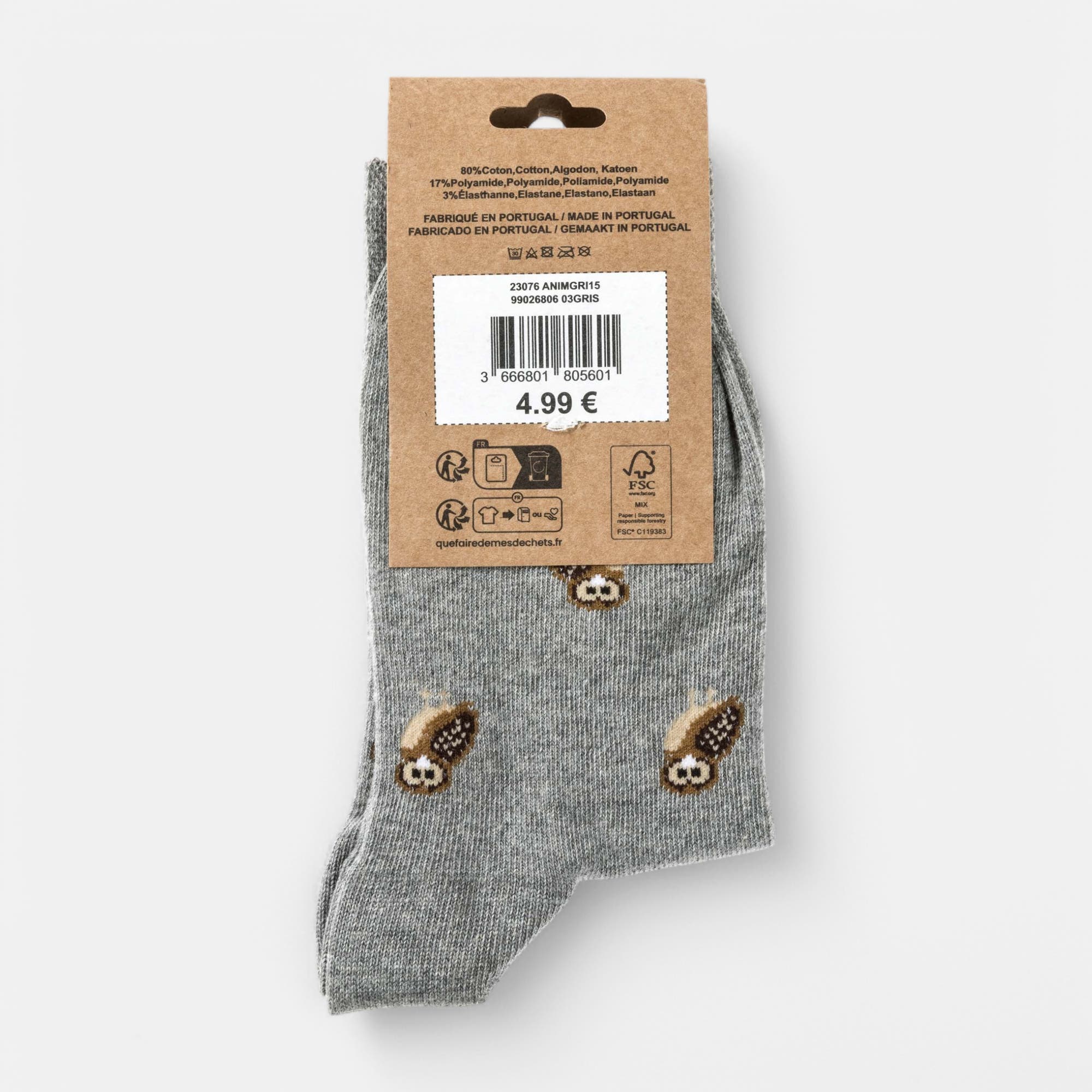 Chaussettes Femme gris