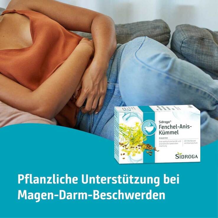 Sidroga Fenchel Anis Kümmel Tee Filterbeutel, 20X2.0 g