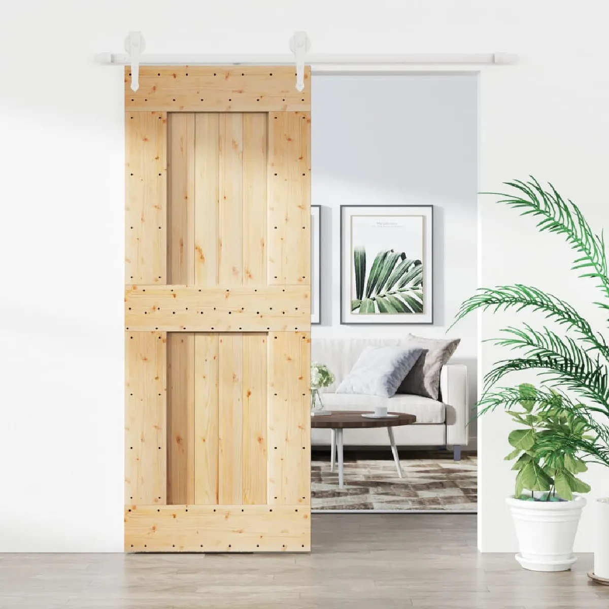 vidaXL Porte coulissante 80x210 cm