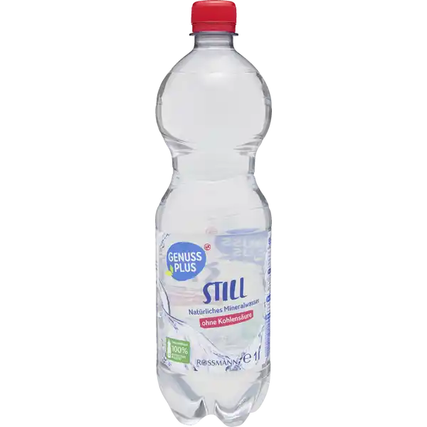 Natürliches Mineralwasser ohne Kohlensäure