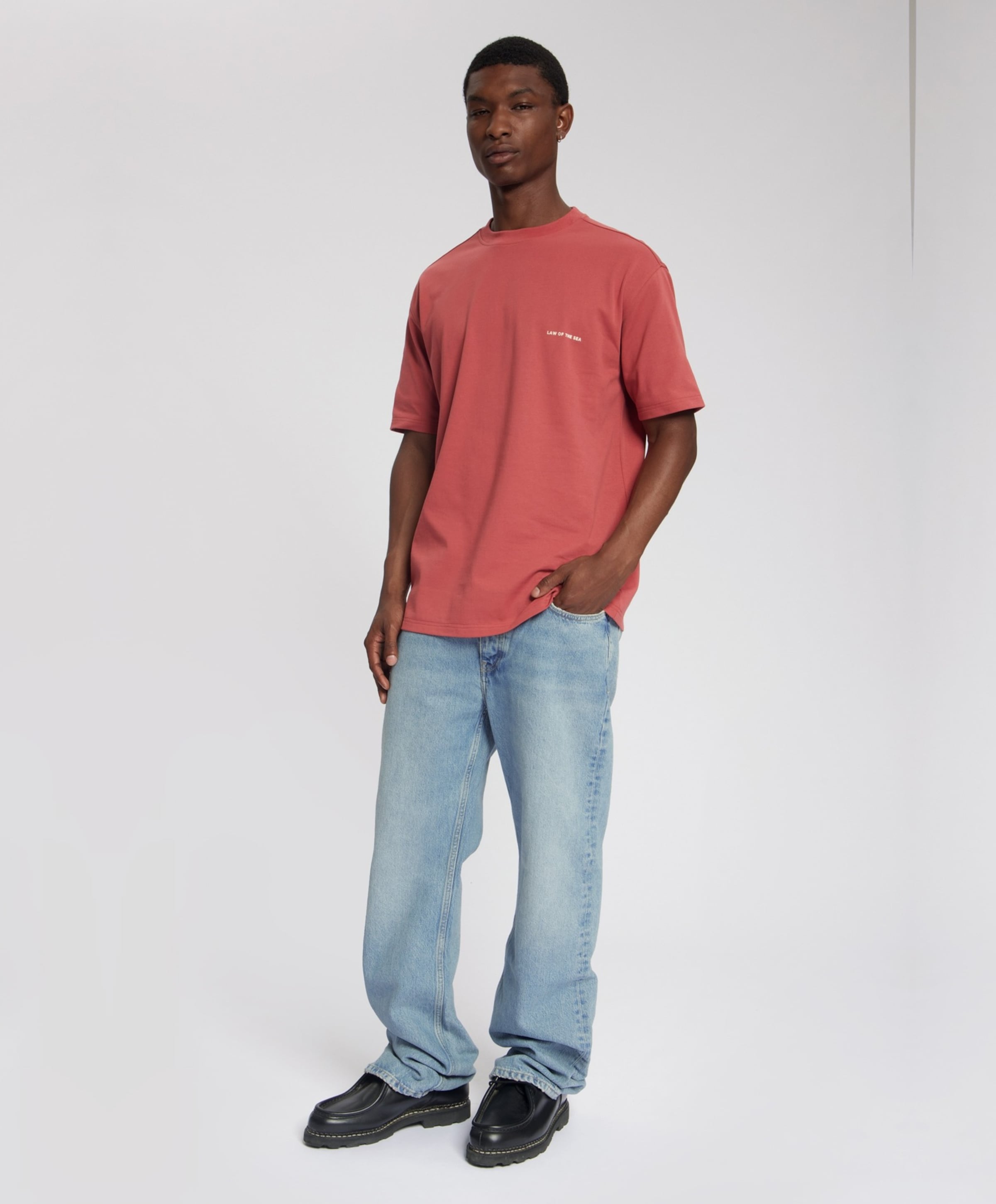 Law of the Sea Heren T-shirt rood