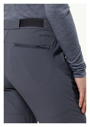 Pantalon Femme Jack Wolfskin Ziegspitz Gris