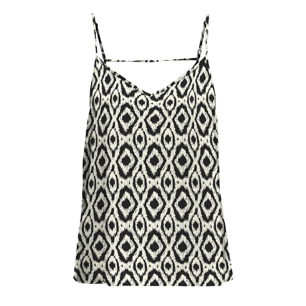 Only Top Beige/Noir à Motifs Femme Only Nova Life Paris
