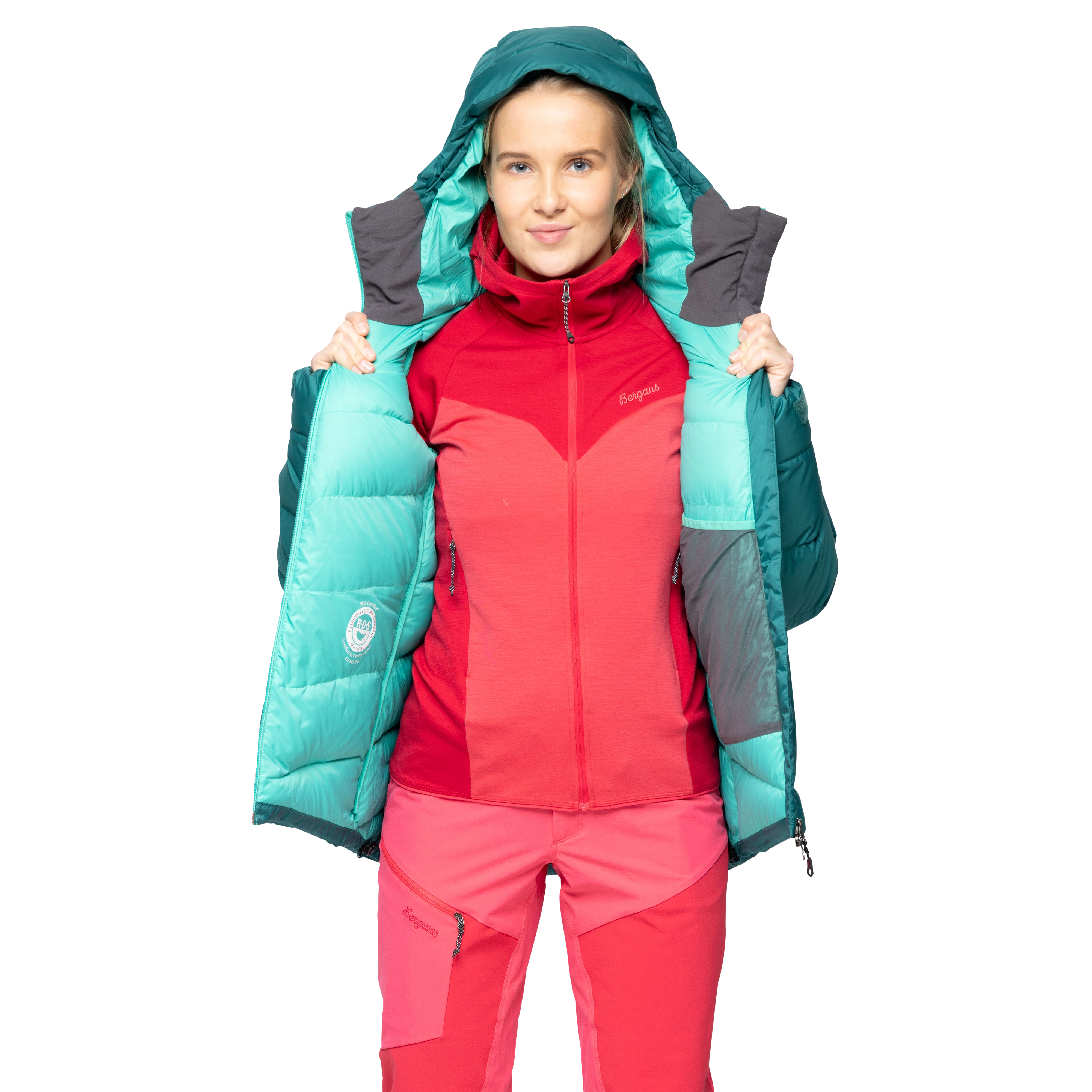 Tind Mountain Down Jacket Women Malachite Green
