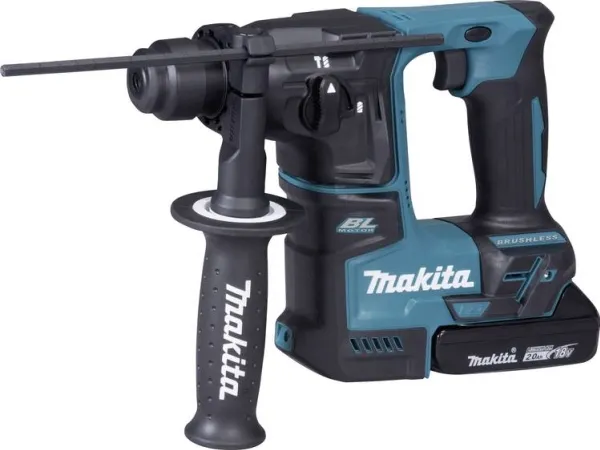 Makita DHR171RAJ - Roterende hammer - ledningfri - SDS-plus - 1.2 Joule - 2 batterier - 18 V