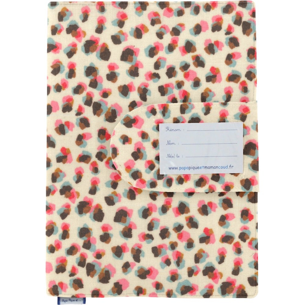 Protège Carnet De Santé Confetti Aqua