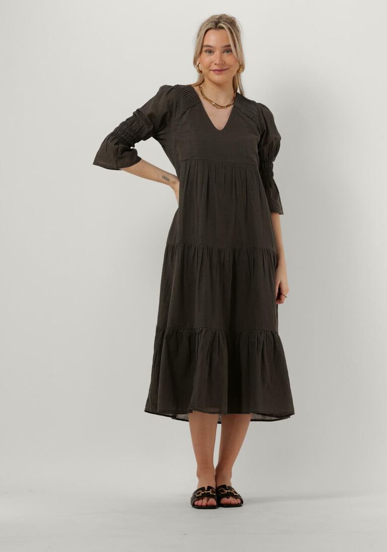 RUBY TUESDAY donkergroene ruby tuesday midi jurk imala dress