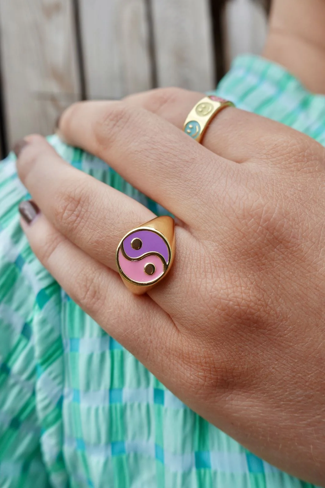 Mellow Moon Yin Yang Ring