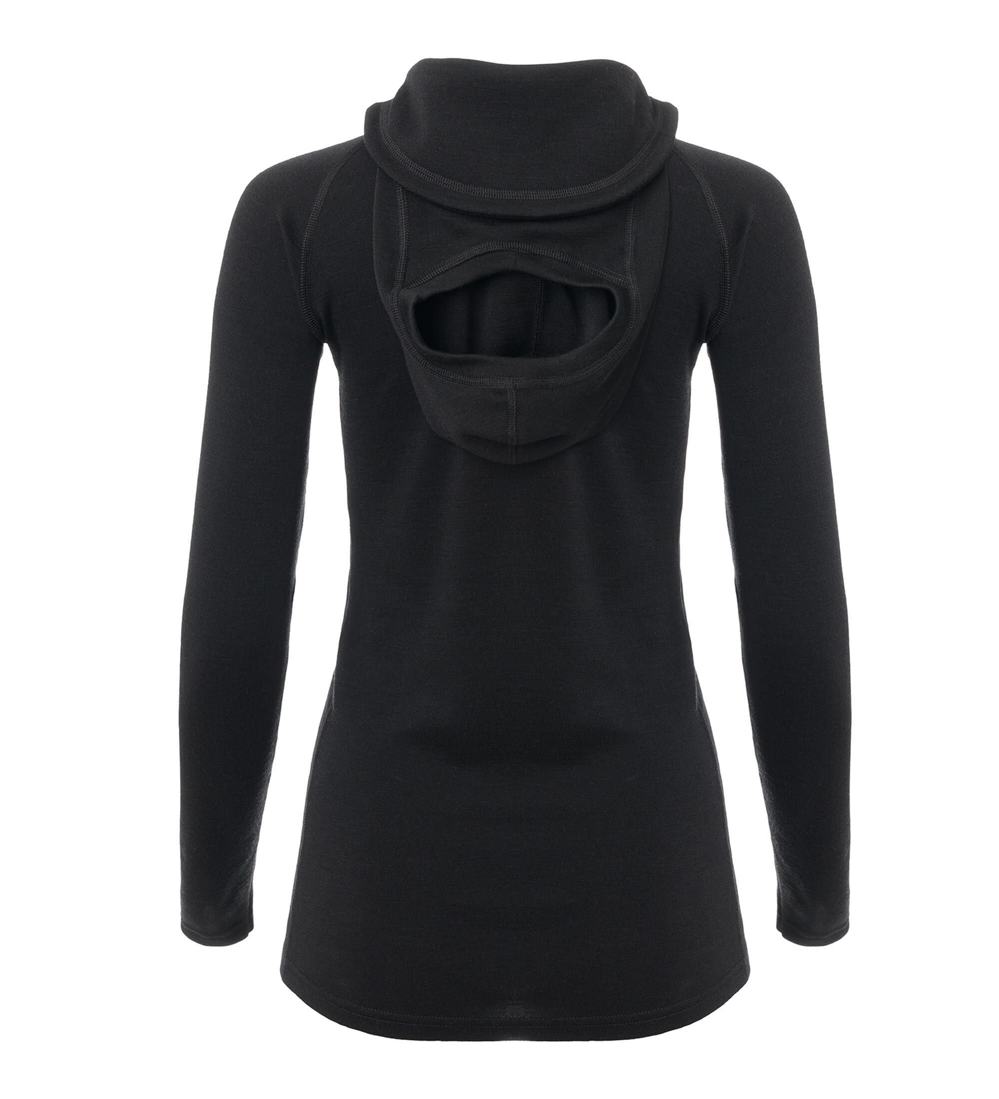 Aclima WarmWool Hoodsweater V2 Womens Black