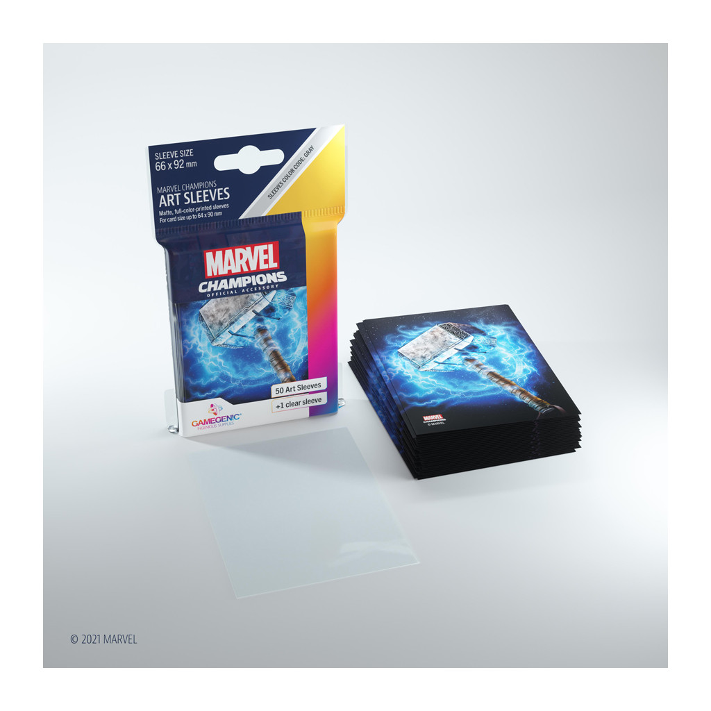 Gamegenic - Marvel Champions Art Sleeves - Thor