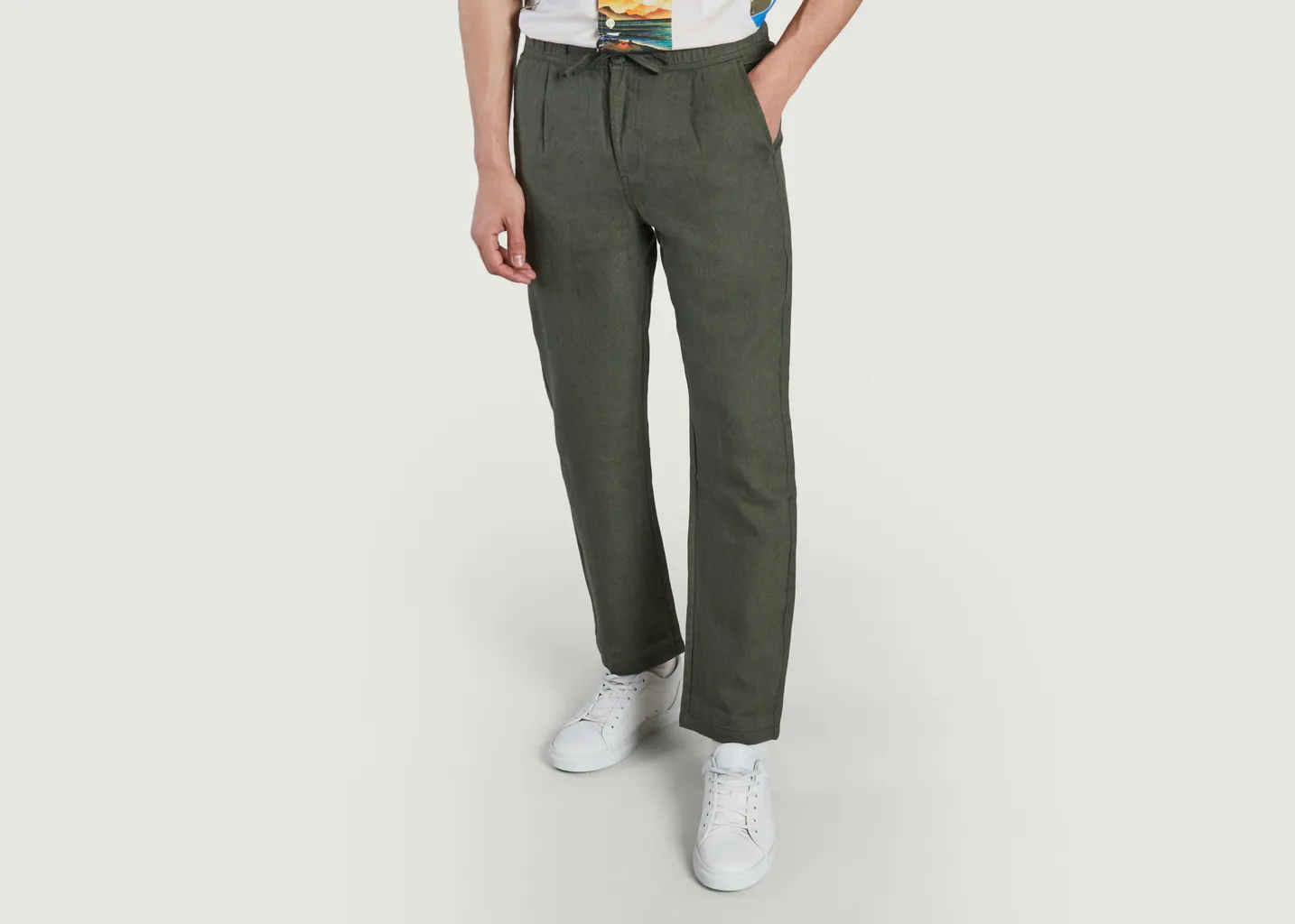 Pantalon loose en lin bio KCA