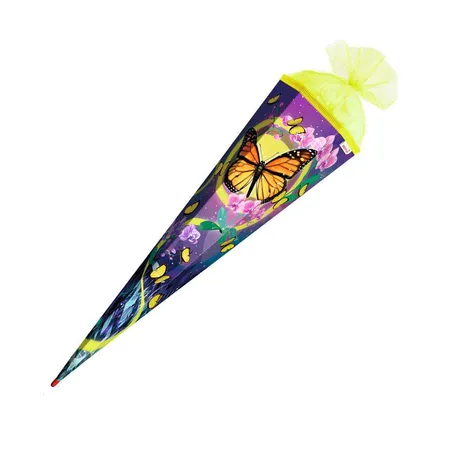 Roth Schultüte Schmetterling 85cm 6-eckig