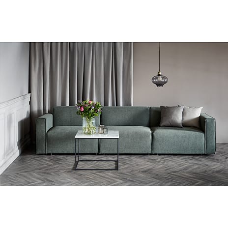 GRO 3 personers modulsofa - mosgrøn