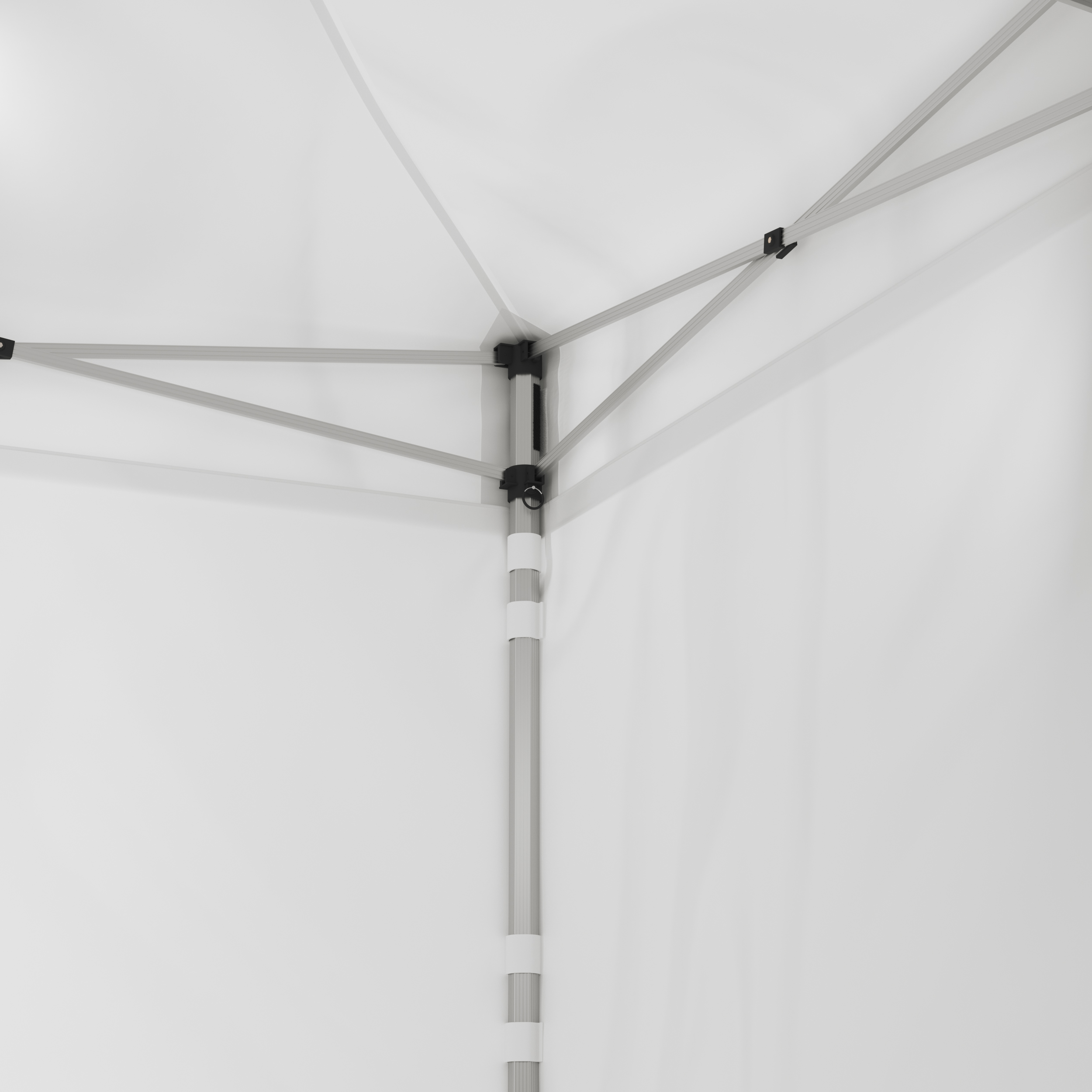 PVC Partyzelt faltbar 4 x 4 m