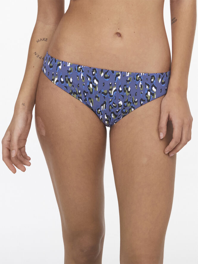 Chantelle Eos Brief Swimwear Blue leopard