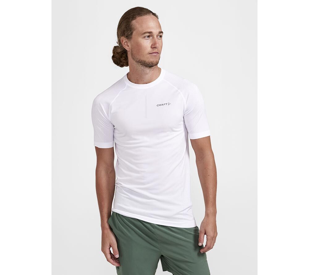 Craft ADV Cool Intensity SS Ondershirt Korte Mouwen Wit Heren