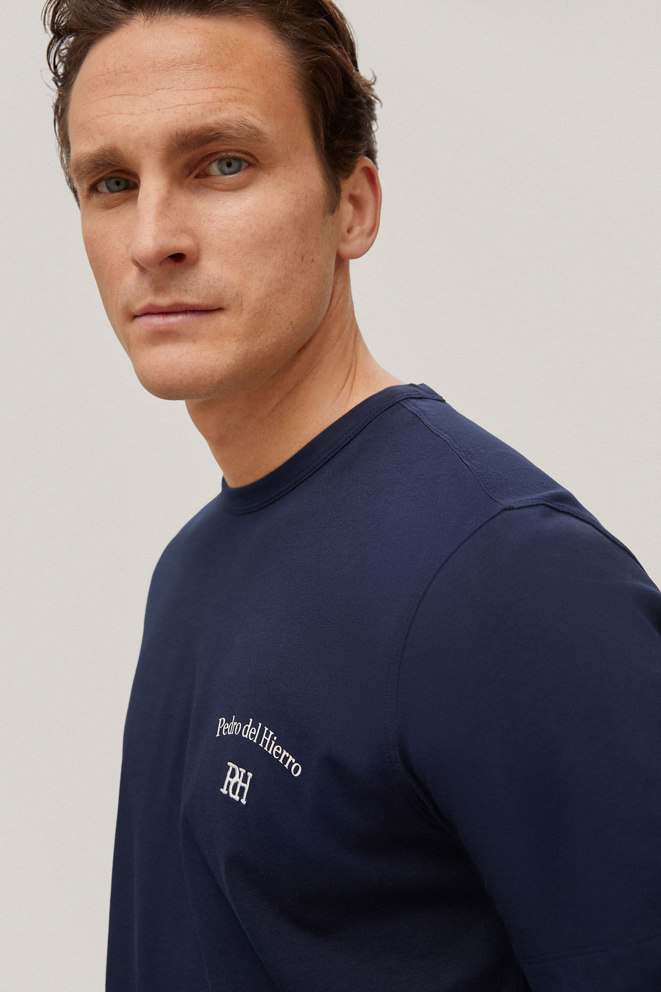 Camiseta com logo - Azul