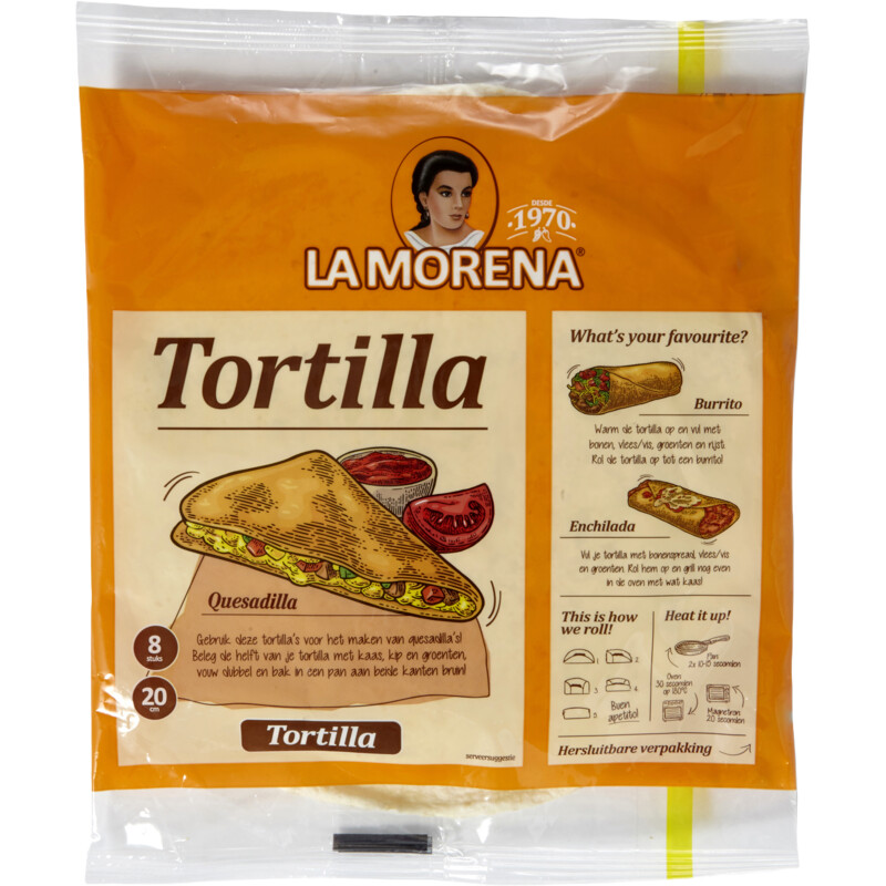 La Morena Tortilla wraps original medium