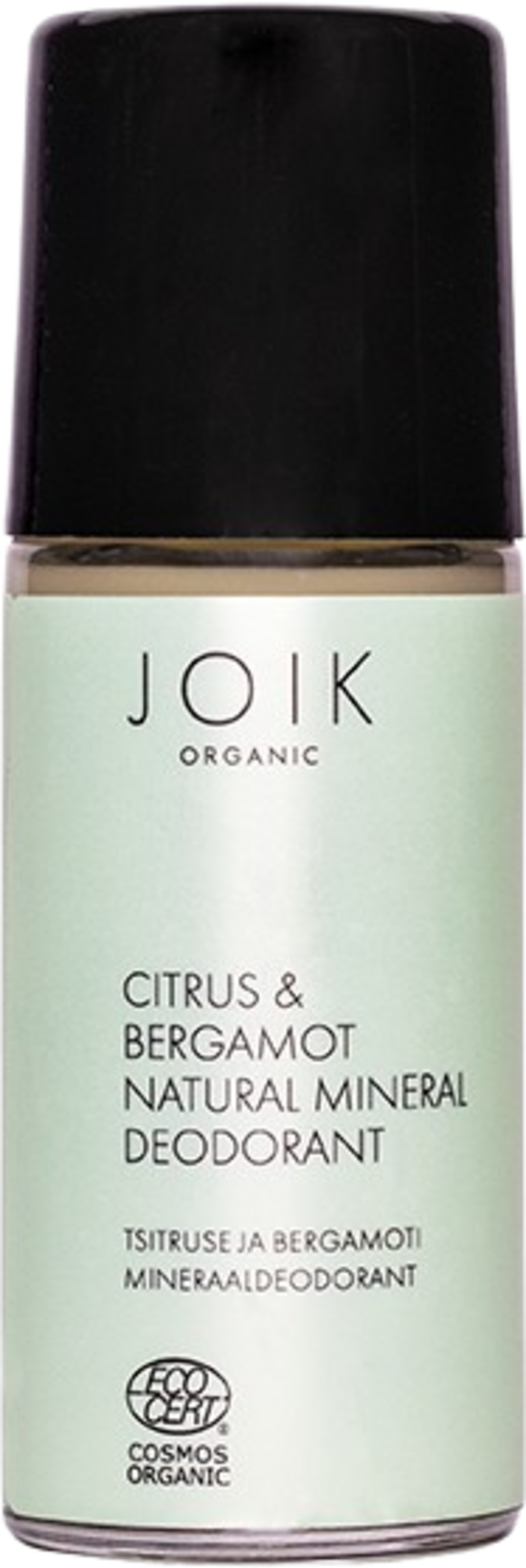 JOIK Organic  Natural Mineral Deodorant, Citrus & Bergamot (50 ml)