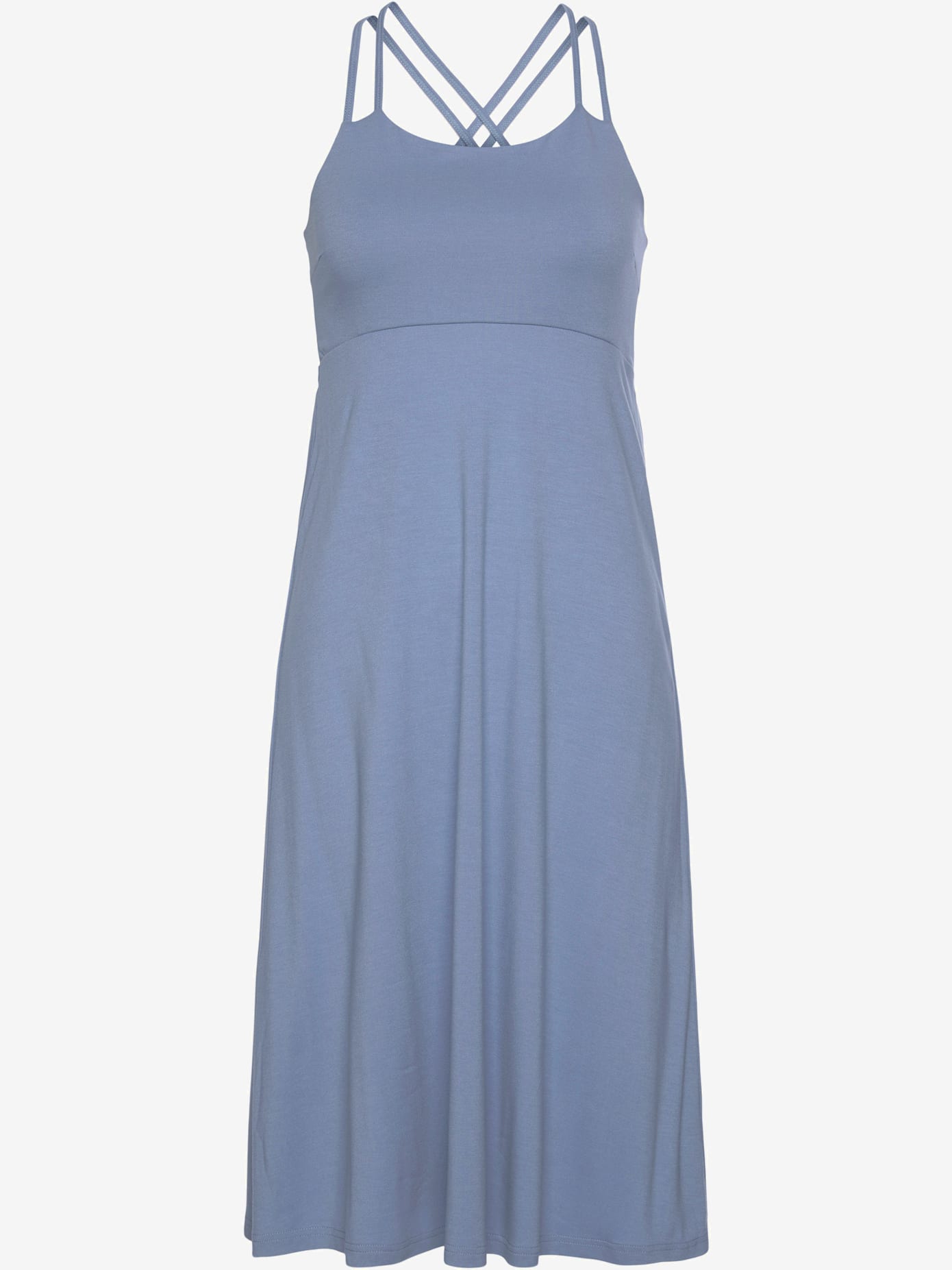 Robe en jersey bretelles spaghetti doubles