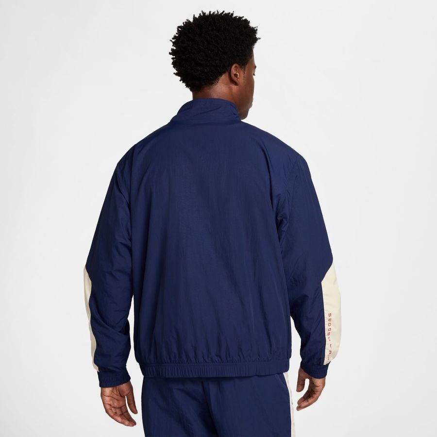 Nike Air Haut d'Entraînement NSW Woven - Bleu Marine/Kaki/Blanc