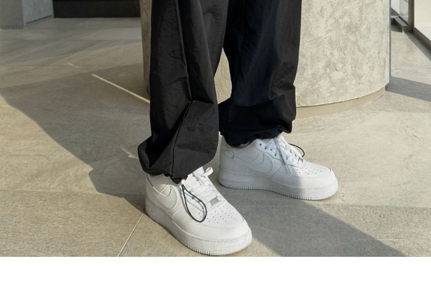 SeoulPop - Effen rechte broek met elastische taille