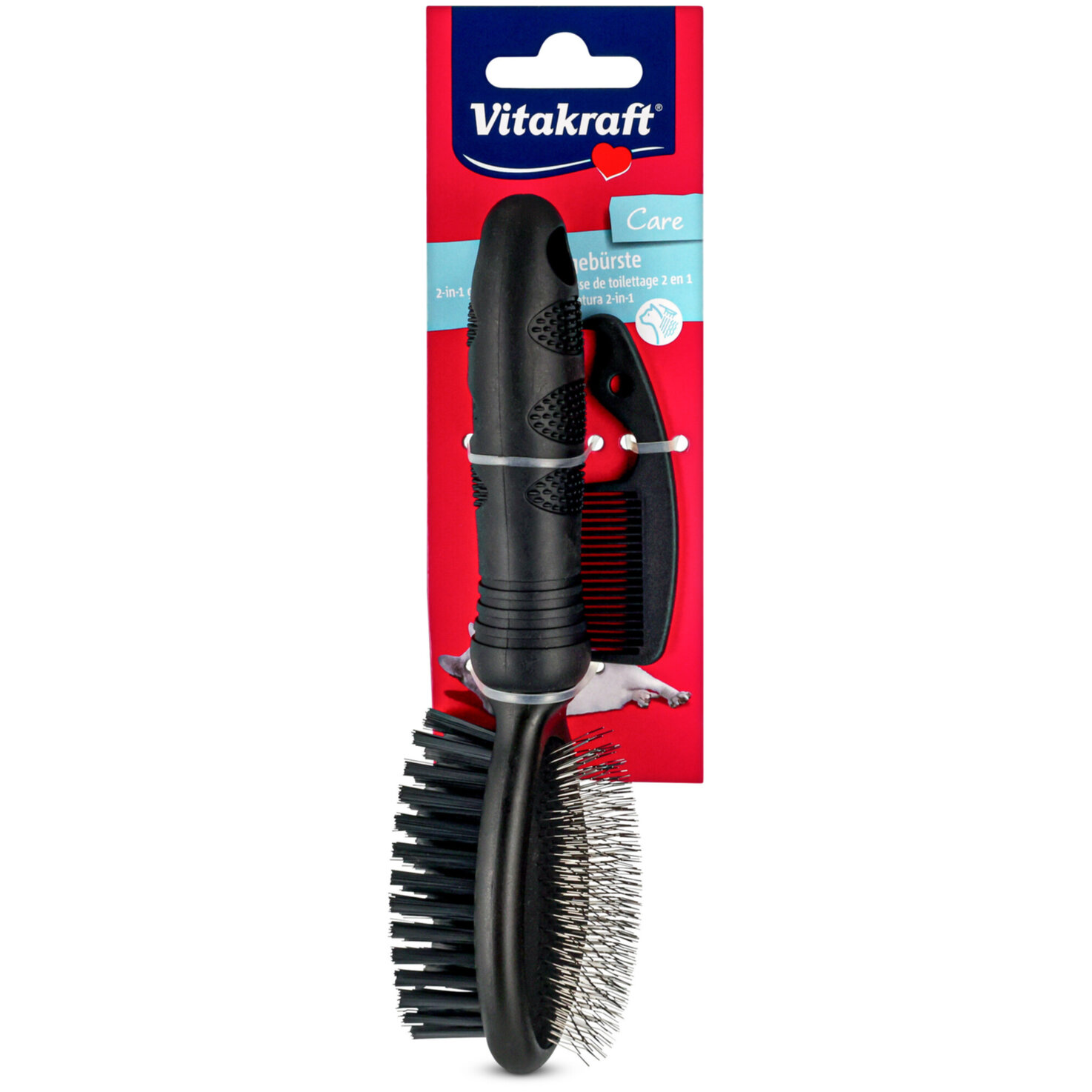 Vitakraft Bürste oval, beidseitg