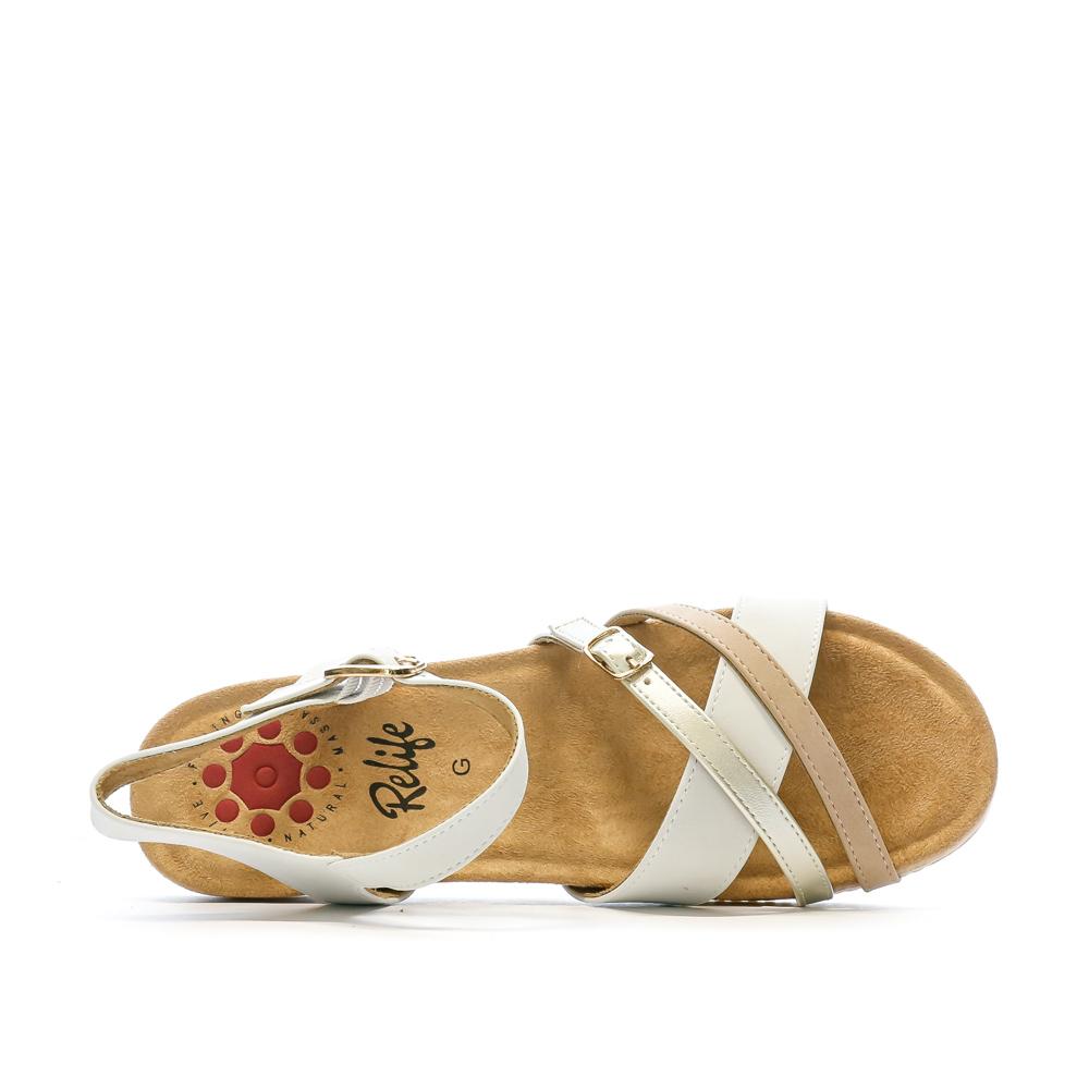 Relife Sandales Blanches Femme RELIFE Jillica