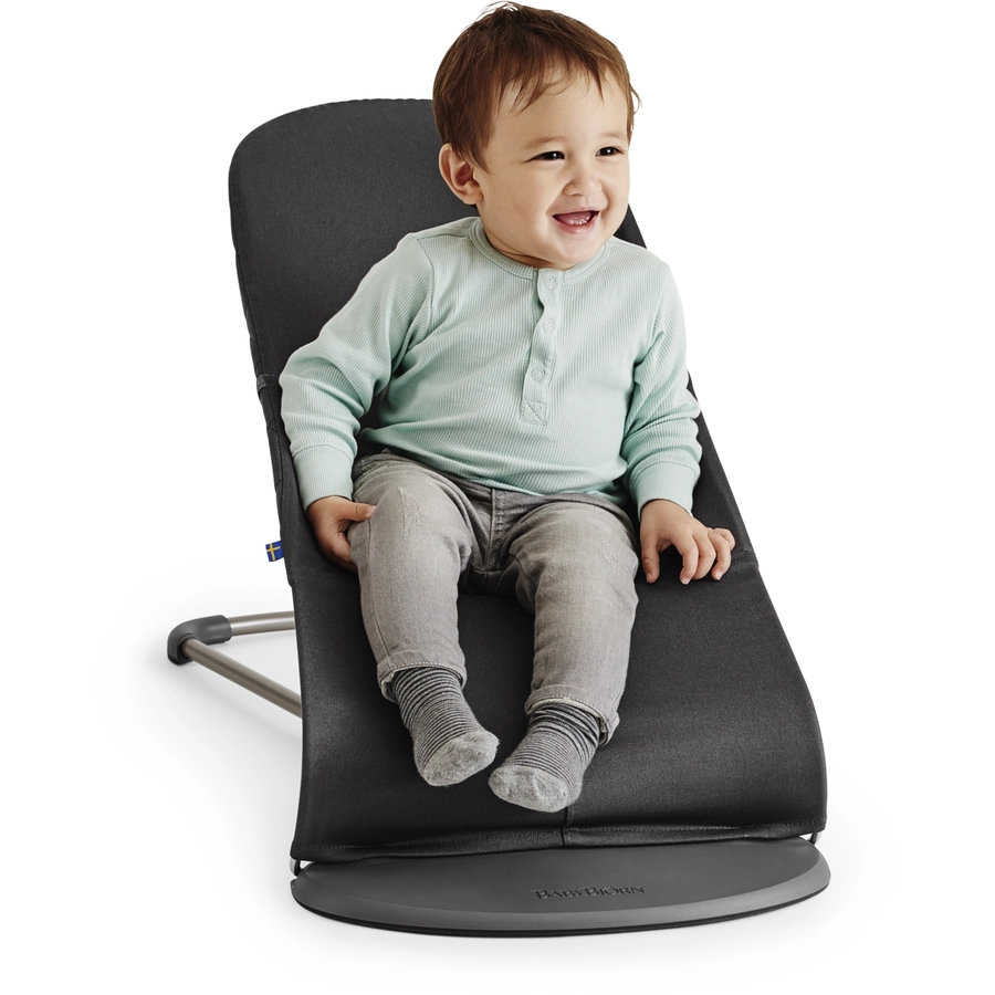 BABYBJÖRN Babywippe Bliss Cotton Sandgrau