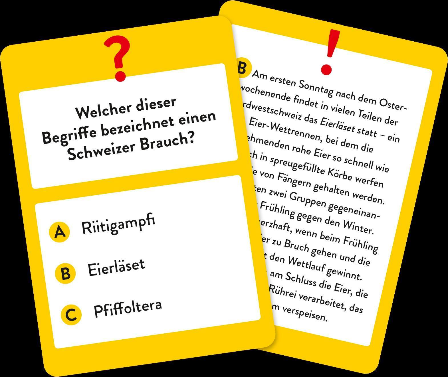 Wer hätte das gedacht?! Das Unnützes-Wissen-Quiz Schweiz