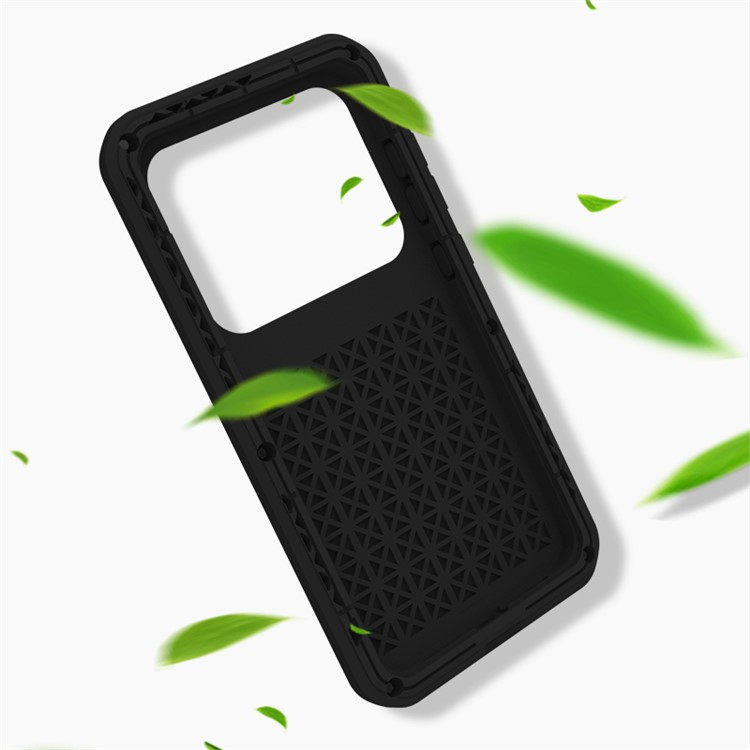 Samsung Galaxy S24 FE Silikon Metall Outdoor Case   Panzerfolie - Schwarz