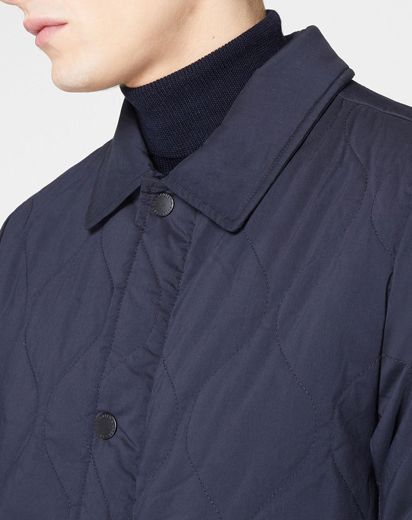 Scotch & Soda Veste matelassée bleu marine