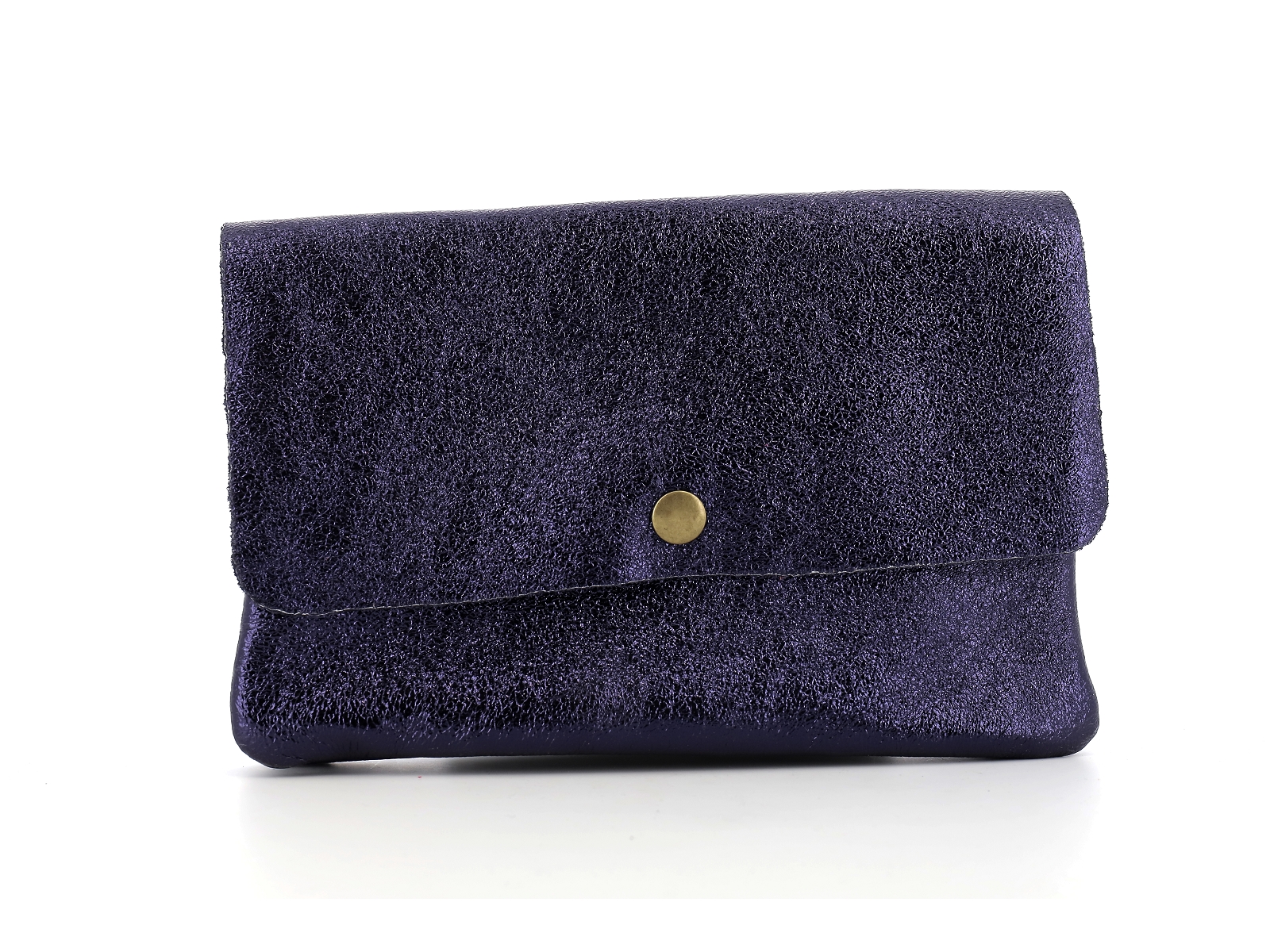 L brand-107 PETIT SAC CUIR Cuir Bleu nuit