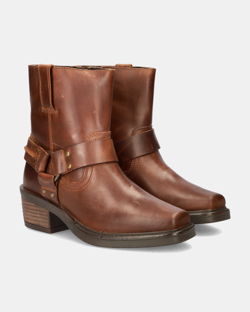 Nelson Bikerboots  - cognac