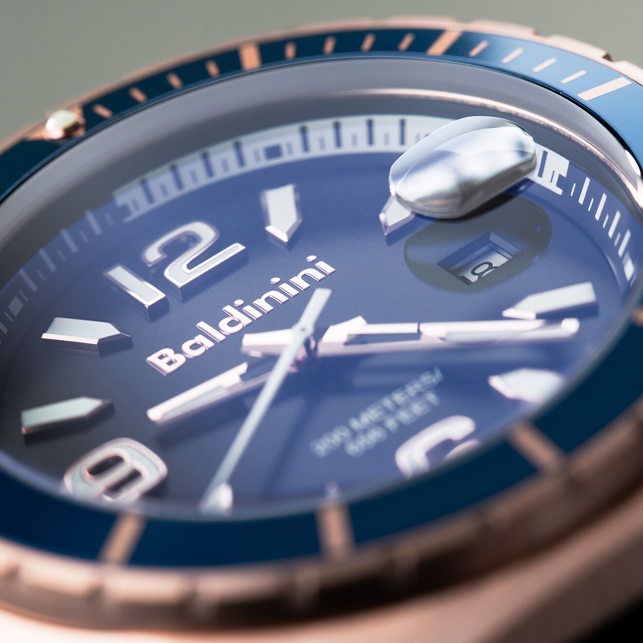 Baldinini Montre Homme en Caoutchouc Acqua noire