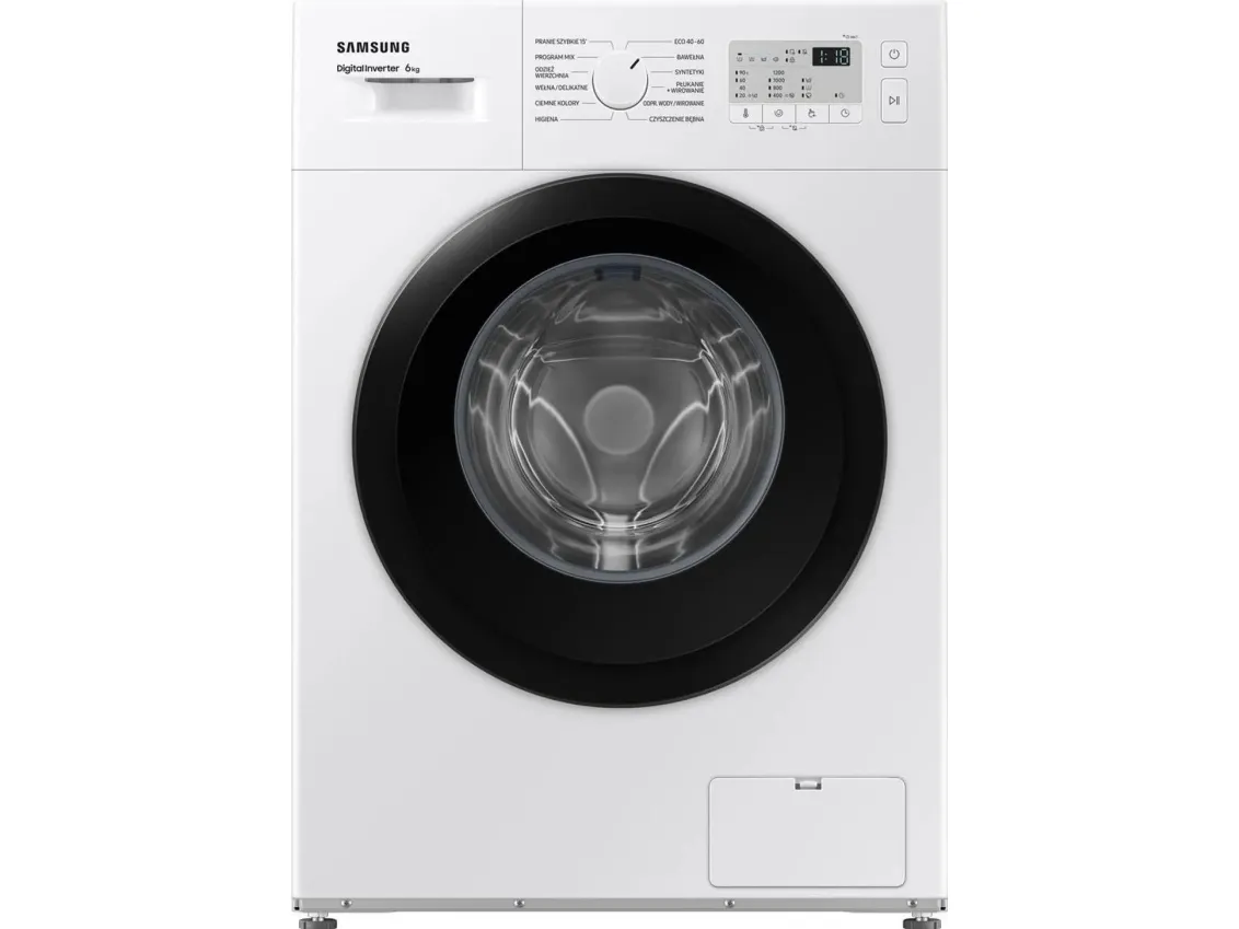 Samsung WW3000AM WW60A3120BH - Vaskemaskine - bredde: 59.5 cm - dybde: 40 cm - højde: 85 cm - frontbetjening - 6 kg - 1200 rpm - hvid