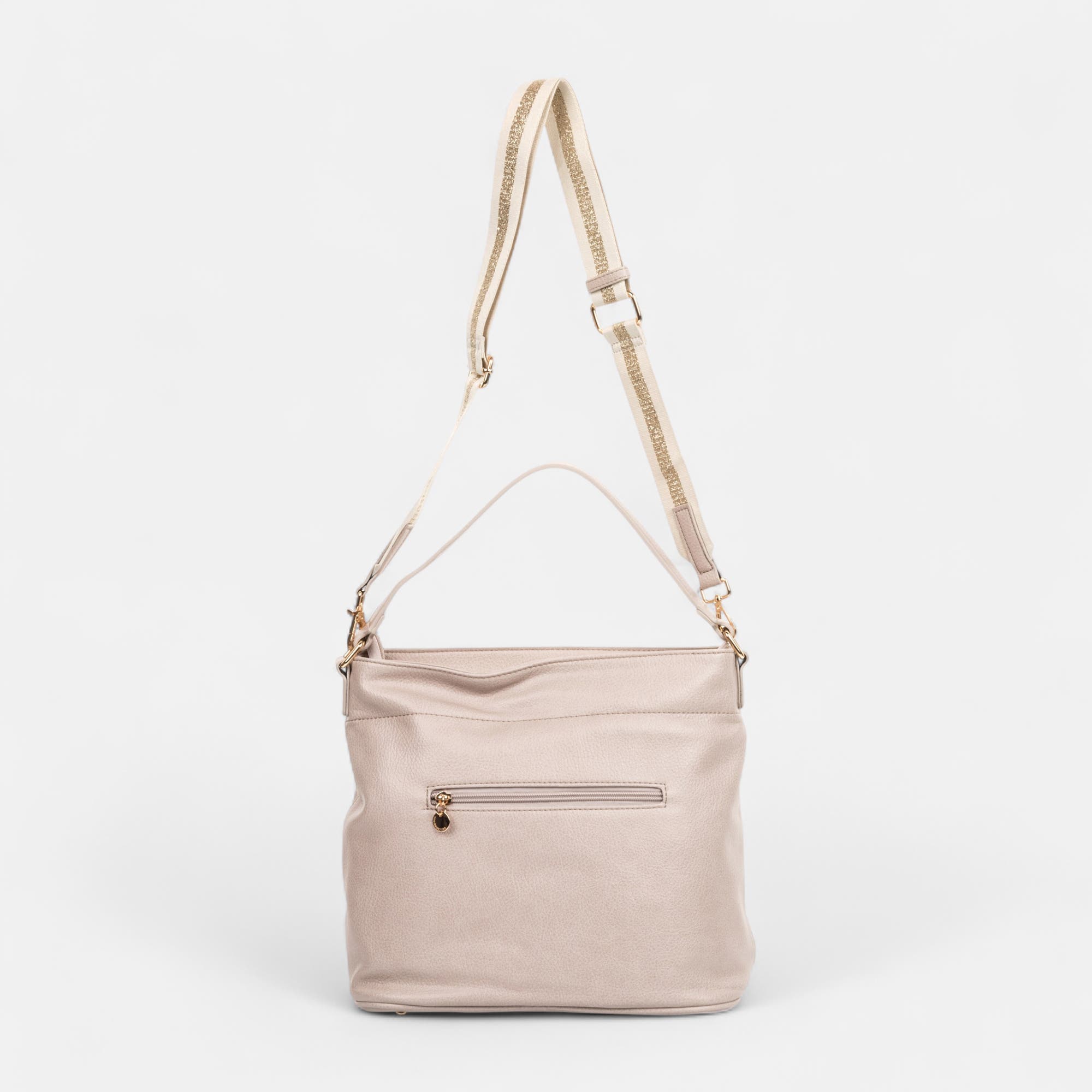 Sac de shopping taupe
