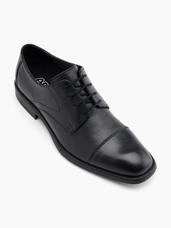 AM SHOE Businessschuh Schwarz