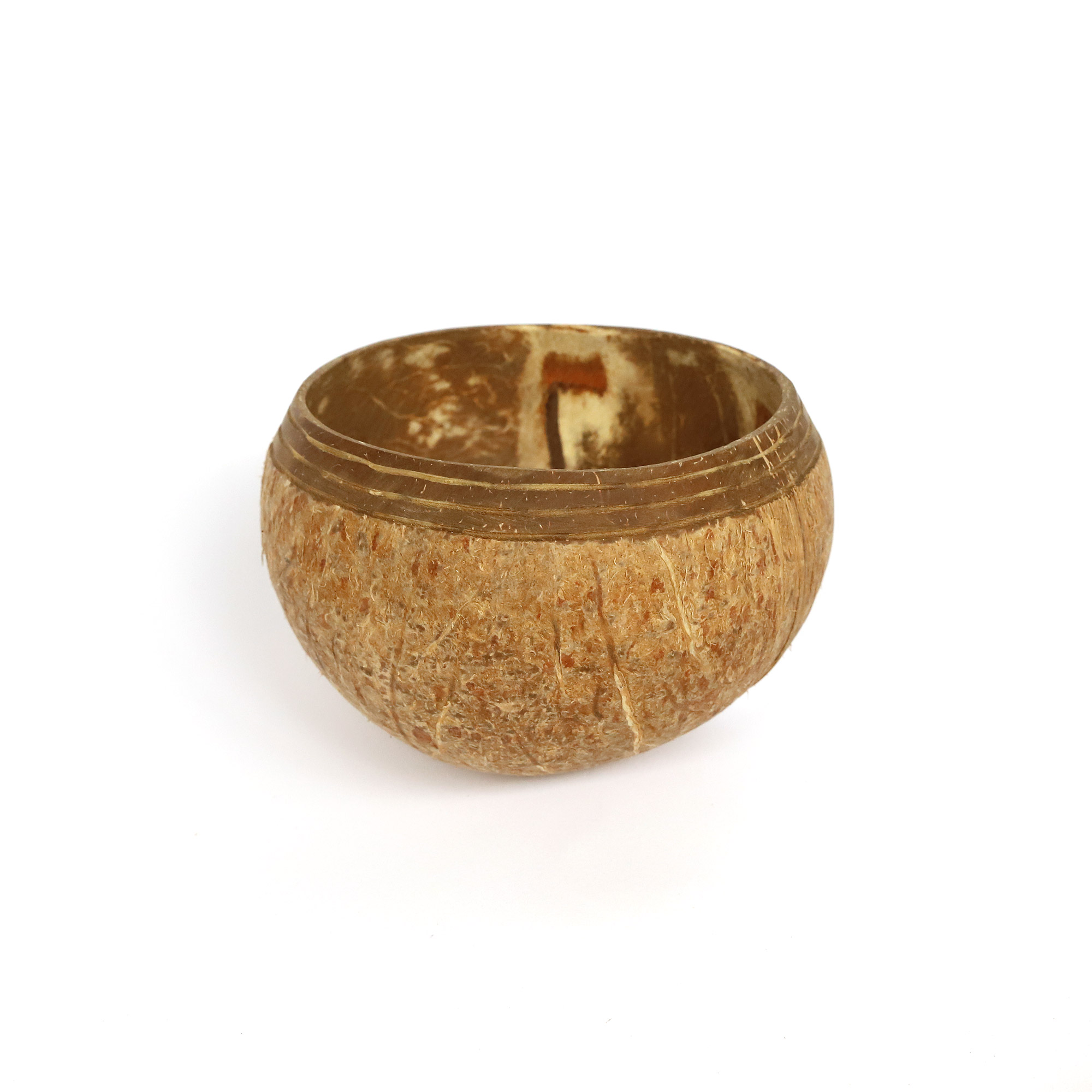 Kokosnuss-Schale, Ø 13-15 cm, H 8 cm von fischer's lagerhaus