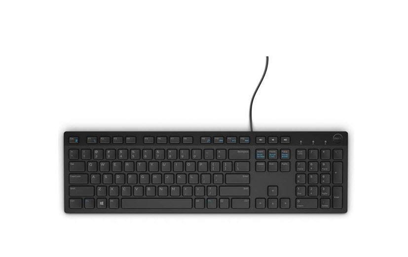 Tastatur KB216 DE-LayoutKabelgebundene Multimedia-Tastatur mit deutschem Layout