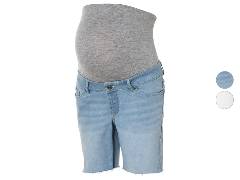 Dames zwangerschaps jeansshort