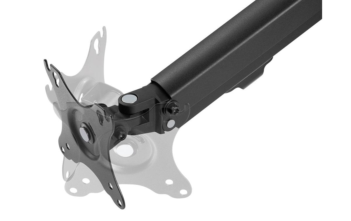 Tischhalterung FPMA-D650D bis 7 kg – Schwarz<br>Vollbewegliche Tischhalterung für zwei Flachbildschirme bis zu 27 Zoll