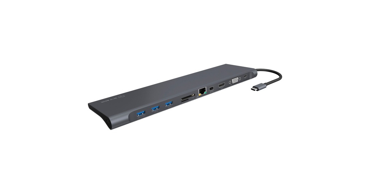 ICY BOXIB-DK2102-C dockingstation  (Antraciet)