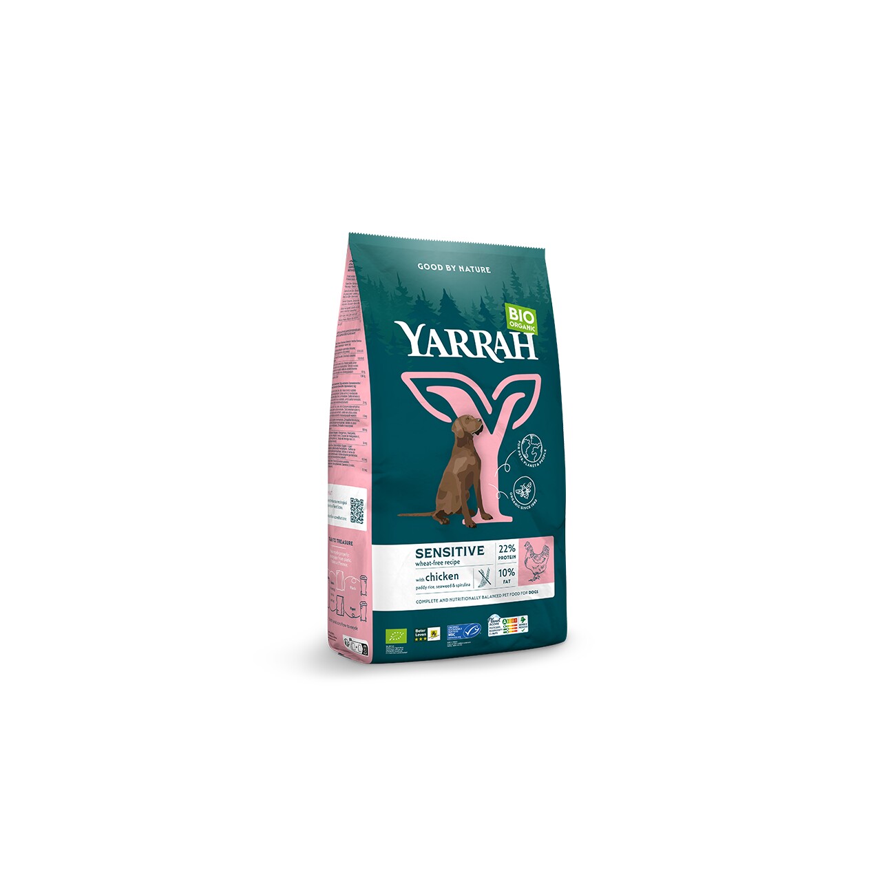 Yarrah Bio Adult Trockenfutter Sensitive Huhn & Reis 2 kg