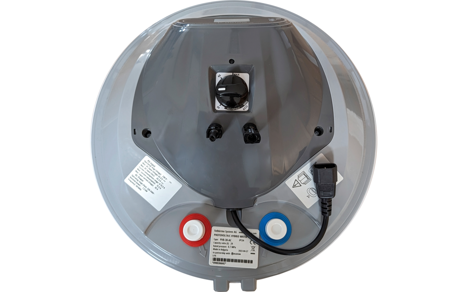 Fothermo 30 L photovoltaischer Hybridboiler