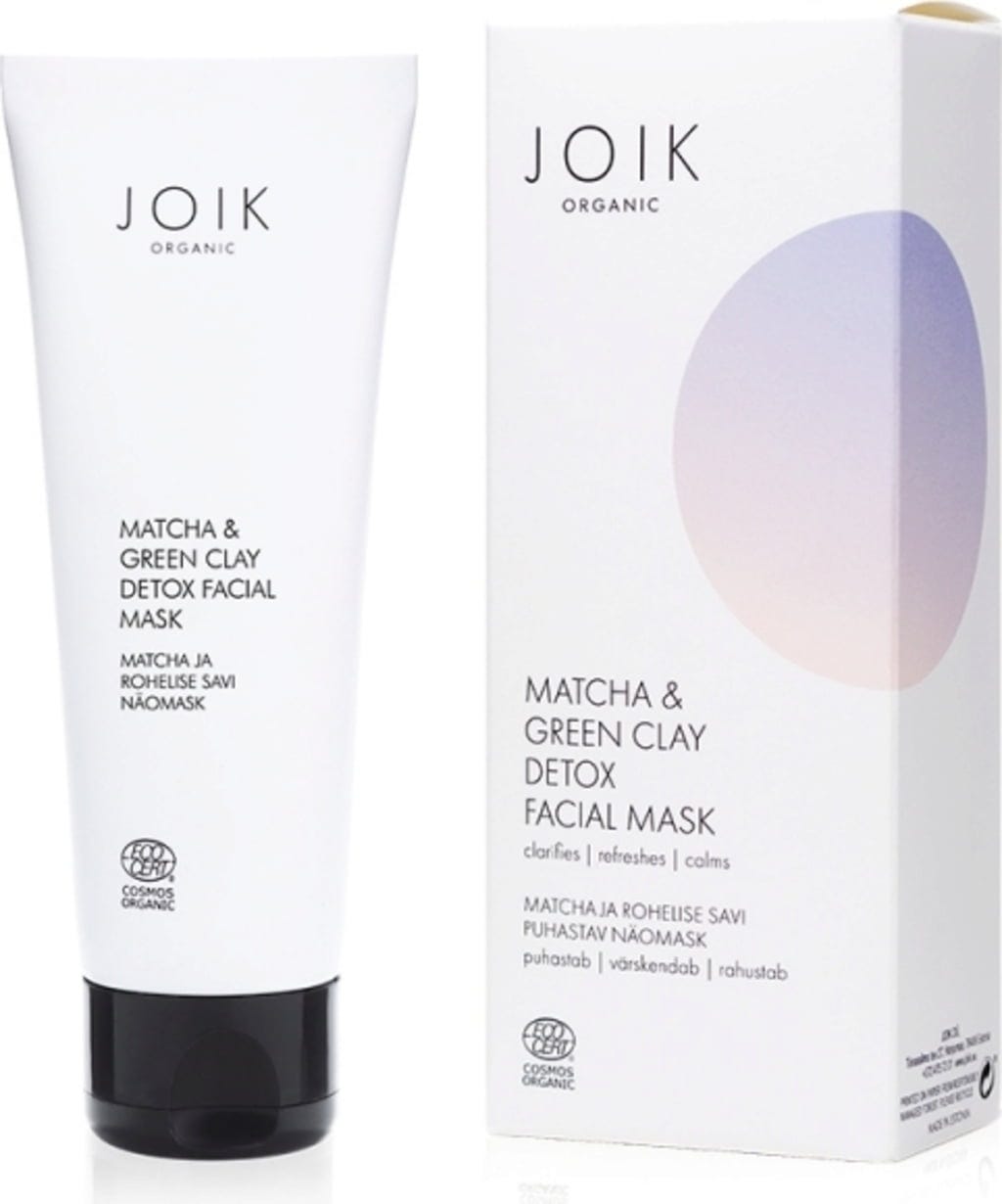 JOIK Organic  Matcha & Green Clay Detox Facial Mask, 75 ml