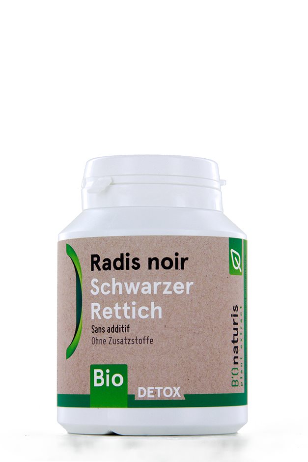 BIONATURIS Schwarz Rettich 250 mg<br>120 Stück, Kapsel, Bio