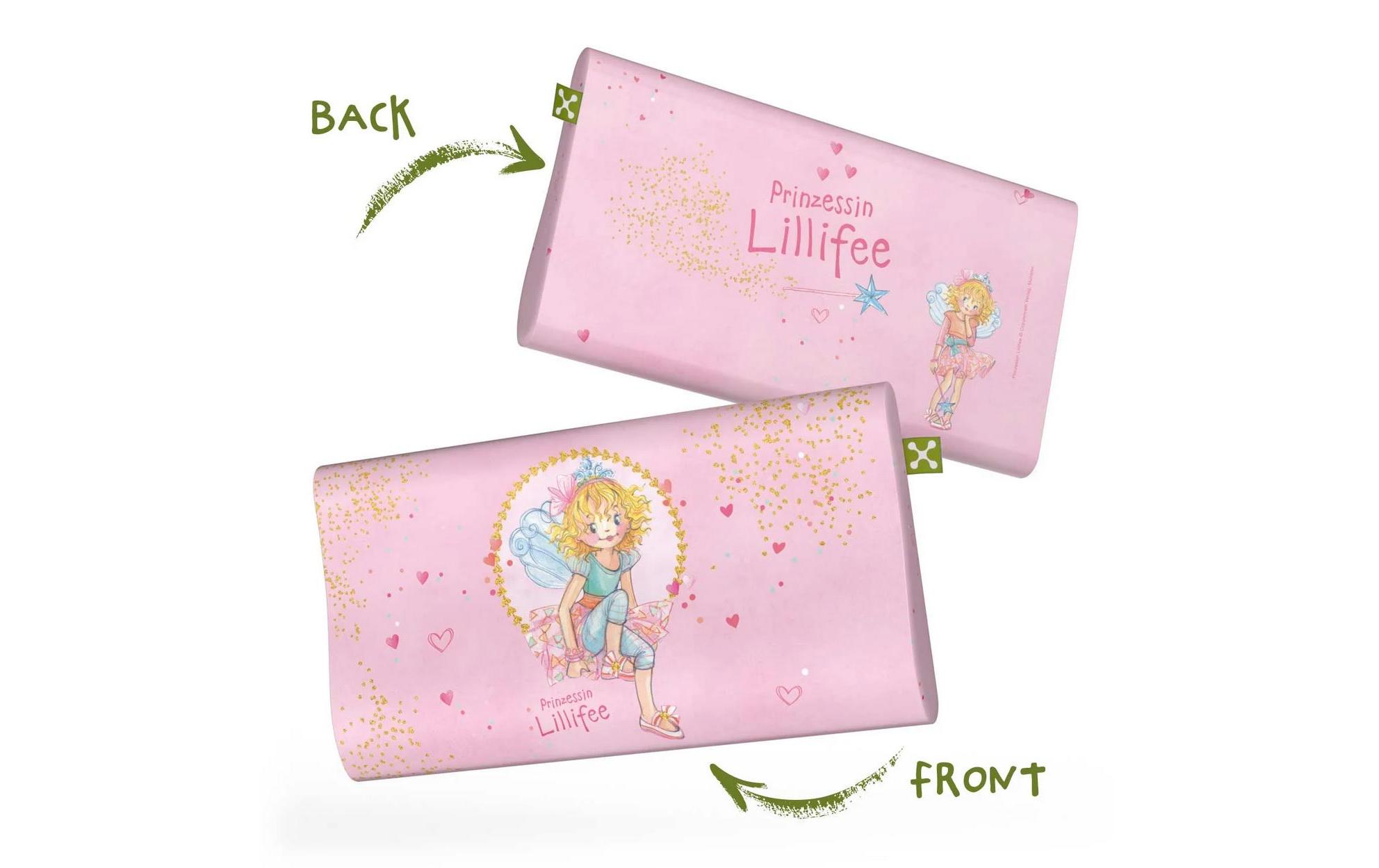 Kinder Kopfkissenbezug Ergonomic Lillifee 50 x 32 cmKissenhülle mit Fee-Motiv