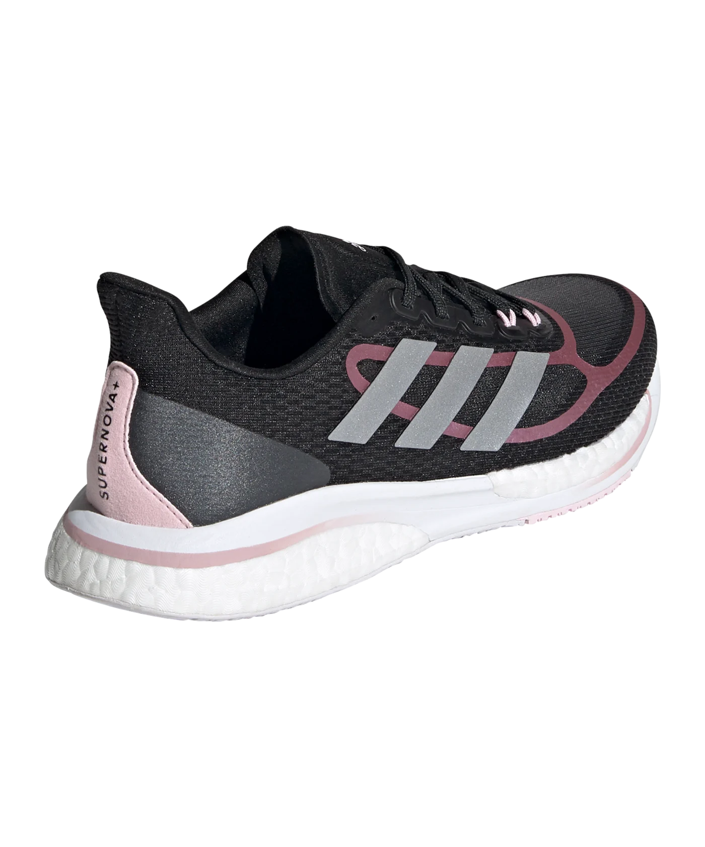 adidas Supernova+ Running Damen Schwarz Silber
